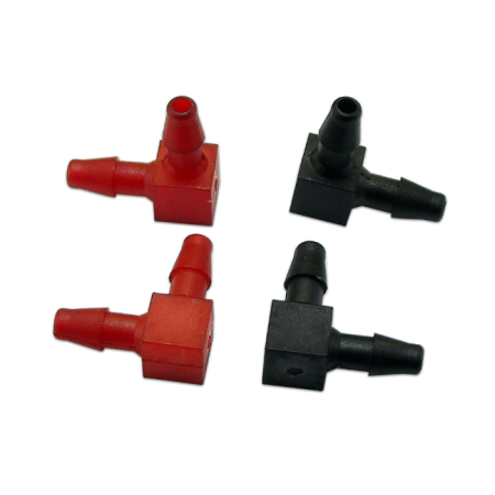 Conectores L de 1/8"  (4 uds.)