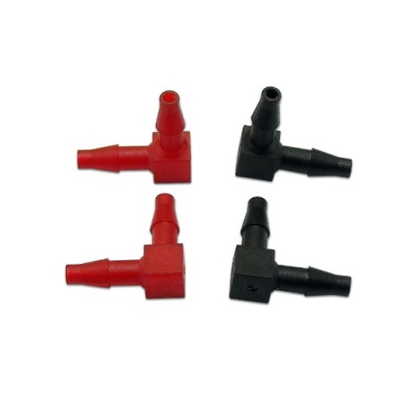 Conector largo de 3/32" (4 uds.)