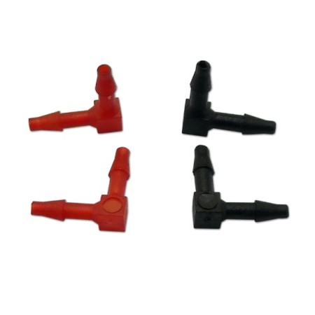 Conector largo de 1/16" (4 uds.)