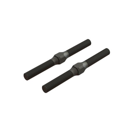 Tensor de acero  M4 X 48 MM, negro (2pcs)