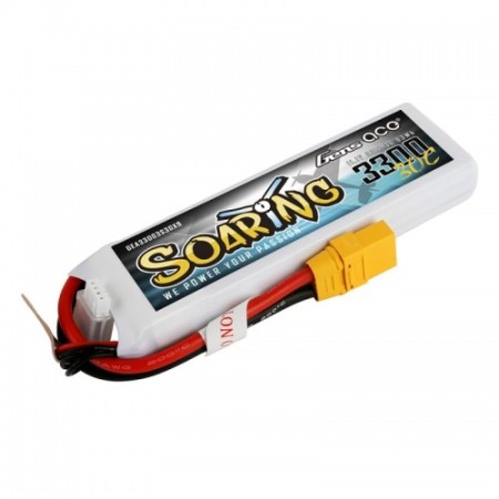 Gens Ace Soaring 3300 mah 11.1V 30C 3S1P (XT90)