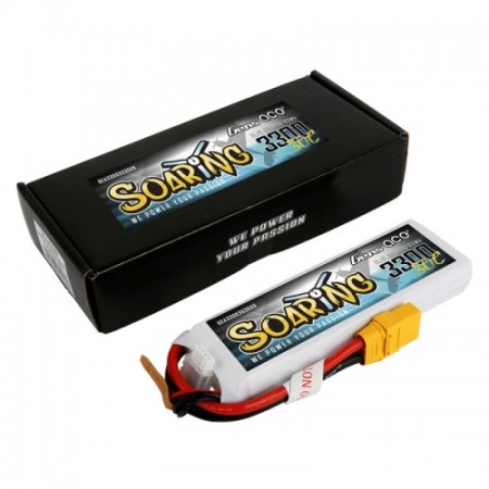 Gens Ace Soaring 3300 mah 11.1V 30C 3S1P (XT90)