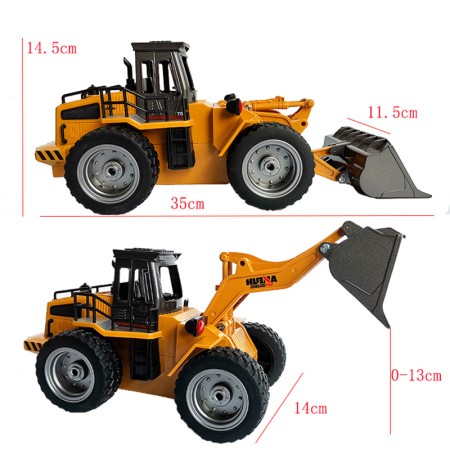 BULLDOZER HUINA 1532 9CH 1/18 2,4GHZ