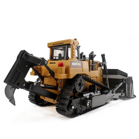 BULLDOZER EXCAVADORA CON ORUGA Y ESCARIFICADORA HUINA1569 1/16 2.4HGZ.