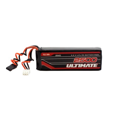 Batería Ultimate life receptor plana 6.6v. 2500mAh CONEXIÓN JR