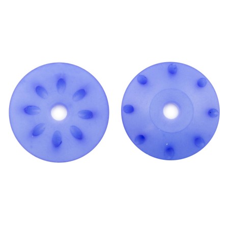 PISTONES AMORTIGUADOR CONICOS 16mm AZULES (8x1,3mm inclinados) (2u.)