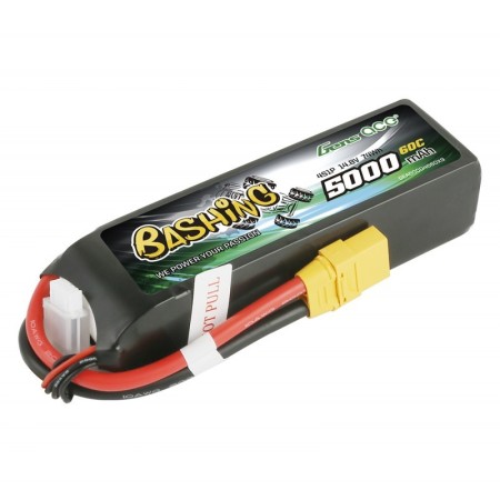 GENS ACE 5000 mAh 14.8V 60C 4S1P WITH EC5 BASHING SERIES - GEA50004S60X9