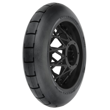 Rueda trasera Pro-line 1/4 Supermoto S3 Motorcycle Rear Tire MTD Black (1) para Losi PROMOTO-MX PRO1022310