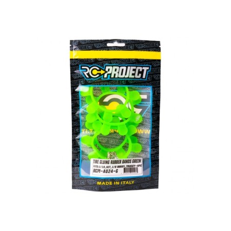GOMAS PEGADO DE NEUMATICO RC PROJECT (verde)