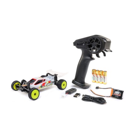1-24 MICRO-B 2S 2WD RTR RACE BUGGY (BATERIA Y CARGADOR INCLUIDOS) BLANCO