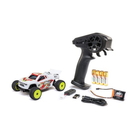 1-28 MICRO-T 2S 2WD RTR  ( BATERIA Y CARGADOR INCLUIDO) BLANCO