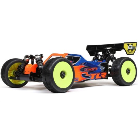 TLR 8IGHT-X/E 2.0 Combo Nitro/Electrico 1/8TT 4WD Race Buggy Kit